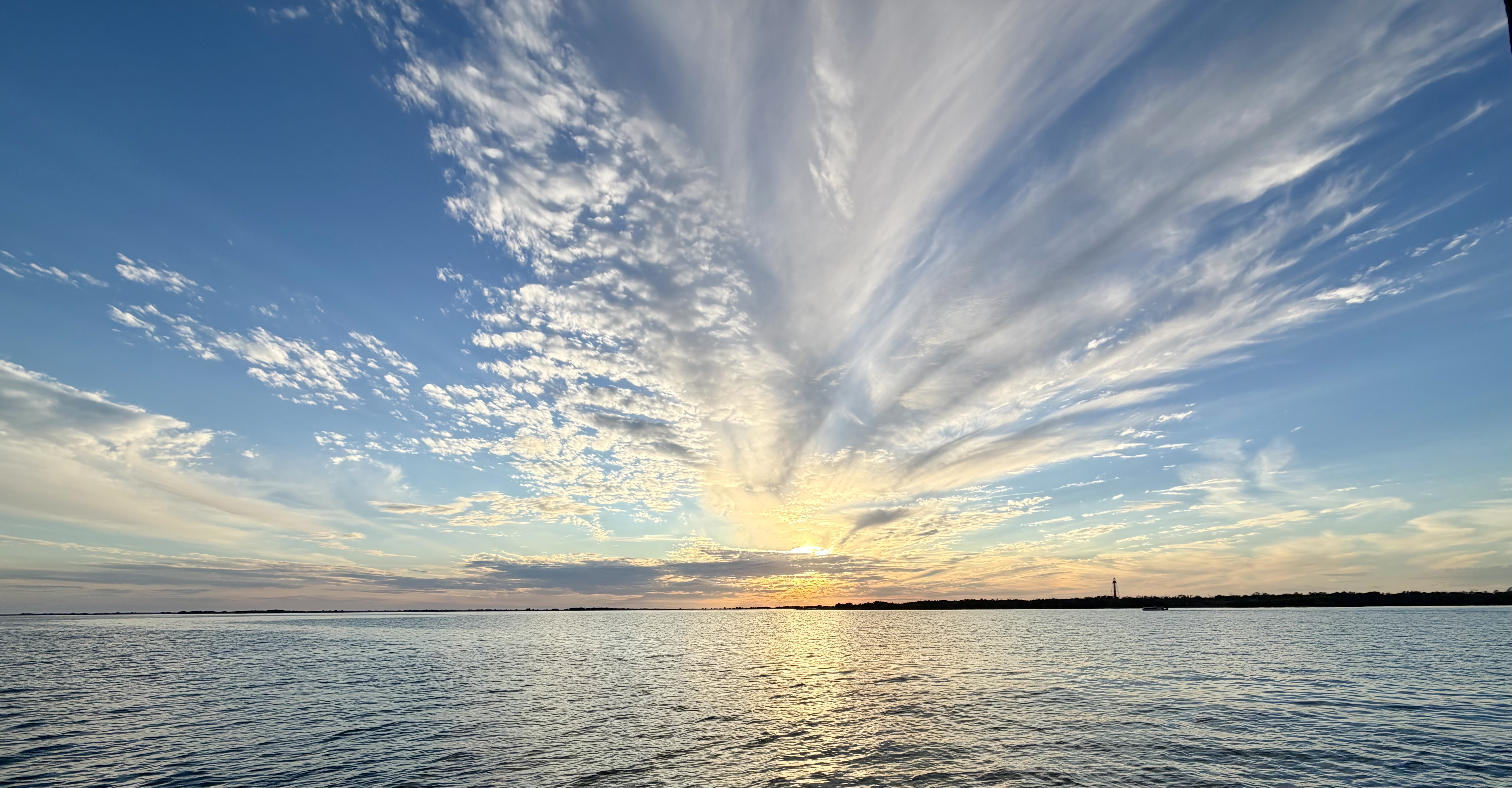Spectacular sunset from Northern Lights